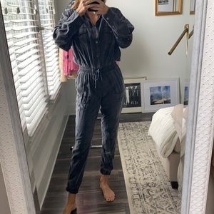 Vintage Havana star print utility jumpsuit